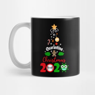 Quarantine Christmas 2020, Funny Design Pajamas Family Gifts Mug